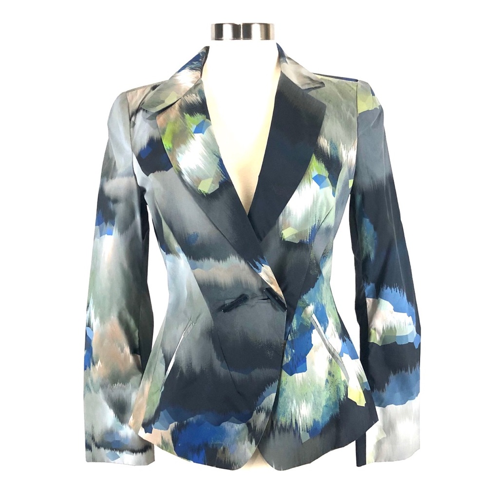 Giorgio Armani silk blazer jacket 42 6